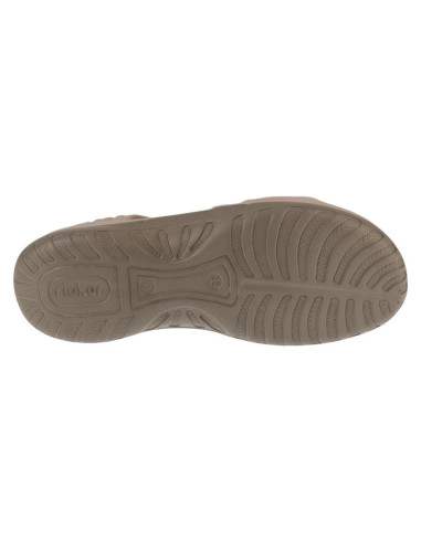 Rieker sandals 64850-31 beżowe 36