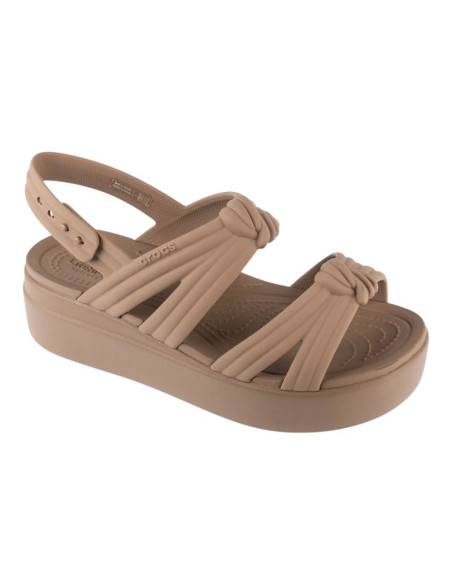 Crocs brooklyn knot low wedge sandal 212864-2q9 brązowe 36/37