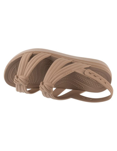 Crocs brooklyn knot low wedge sandal 212864-2q9 brązowe 36/37