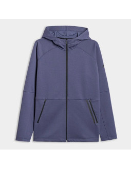 Bluza dresowa rozpinana z kapturem męska 4f 4fwaw25tswsm1865-22s