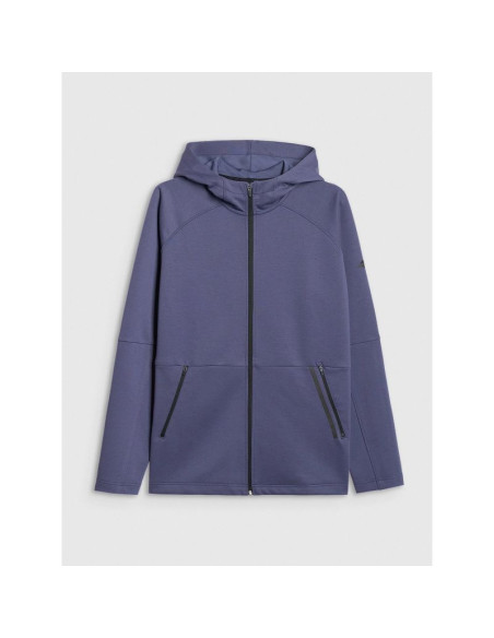 Bluza dresowa rozpinana z kapturem męska 4f 4fwaw25tswsm1865-22s