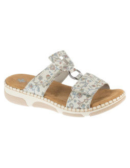 Rieker slides shoes 66292-90 białe 36