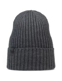 Buff  knitted norval hat beanie 12424293010 szare one size