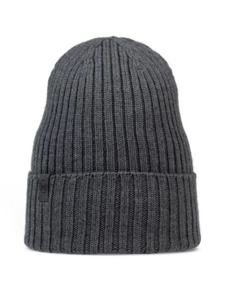Buff  knitted norval hat beanie 12424293010 szare one size