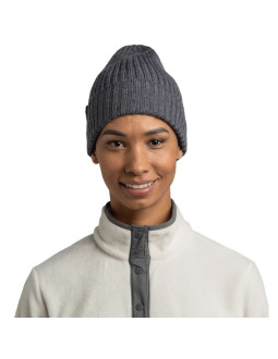Buff  knitted norval hat beanie 12424293010 szare one size 2