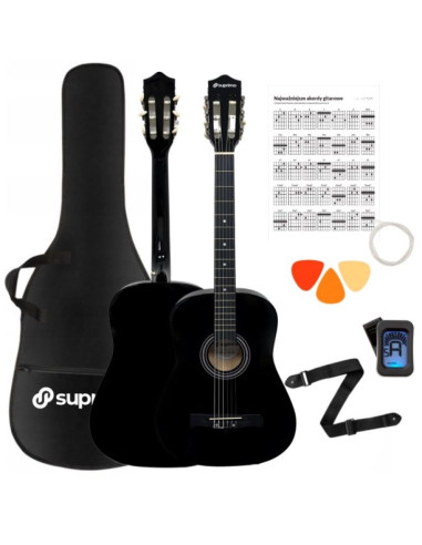 Suprimo cgs1 bk - gitara klasyczna 4/4, czarna