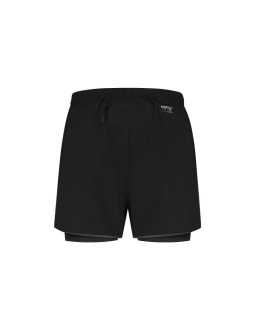 Rogelli spodenki męskie 2w1 distance czarne 3xl 2