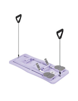 Domowy zestaw do pilates, wielofunkcyjny przyrząd do ćwiczeń fitness 9 w 1, kolor fioletowy