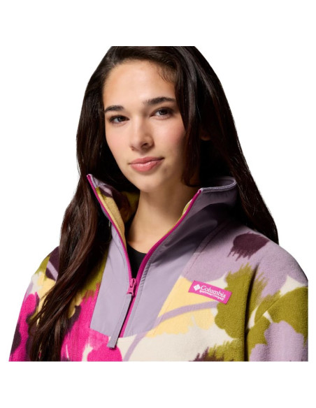 Columbia sequoia grove printed half zip fleece 2136204538 wielokolorowe l