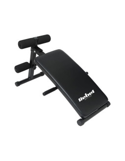 Ławka treningowa skośna do ćwiczenia mięśni brzucha rebel active  rba-2005