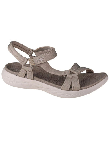 Skechers on the go 600 brilliancy 15316-nat beżowe 36