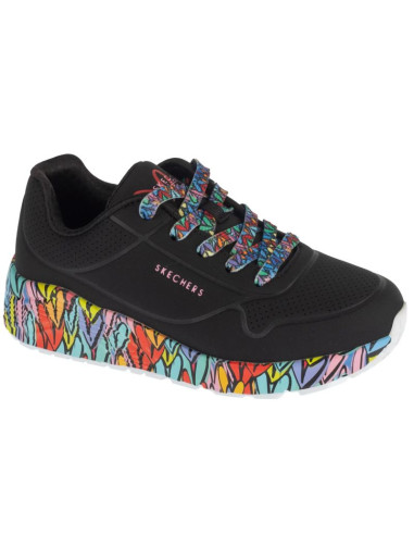 Skechers uno lite - subtle love 314088l-bkmt czarne 31