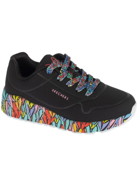 Skechers uno lite - subtle love 314088l-bkmt czarne 31