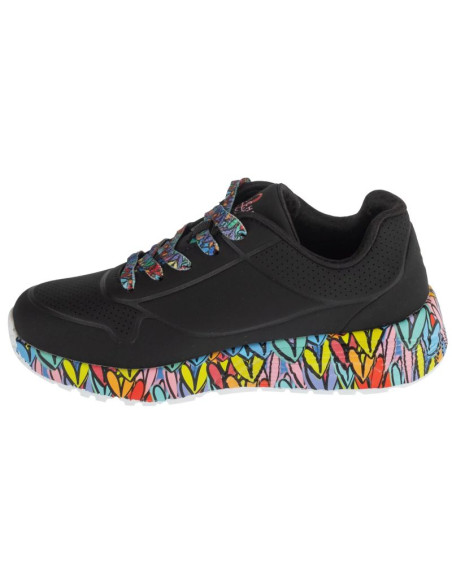 Skechers uno lite - subtle love 314088l-bkmt czarne 31