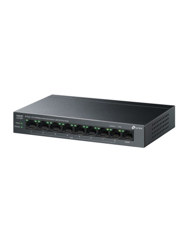 Tp-link litewave ls109p łącza sieciowe nie zarządzany fast ethernet (10/100) obsługa poe czarny