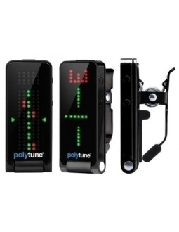 Tc electronic polytune clip black - tuner gitarowy na klipsie czarny