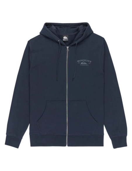 Quiksilver chest logo zip hoodie eqyft05135-ktp0 granatowe m