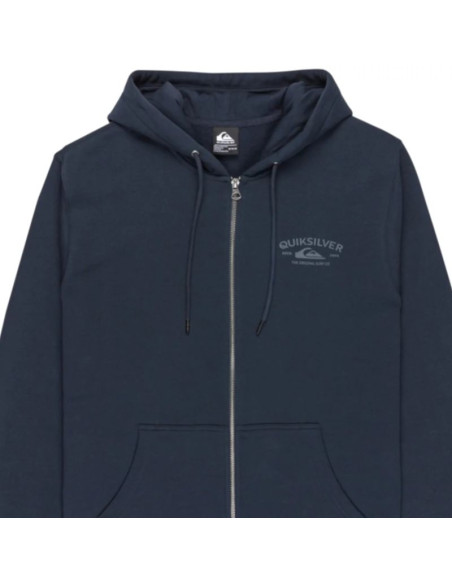 Quiksilver chest logo zip hoodie eqyft05135-ktp0 granatowe m