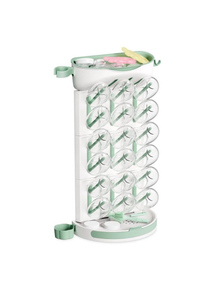 Momcozy dk01 bottle drying rack | suszarka do butelek | na 18 butelek, regulacja diy