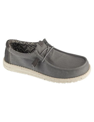 Hey dude wally stretch canvas 40700-1xa szare 42