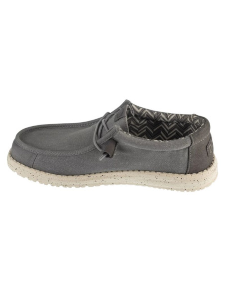 Hey dude wally stretch canvas 40700-1xa szare 42