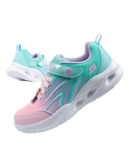 Skechers buty sportowe dziecięce color breeze led dla dziewczynki