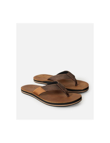 Japonki plażowe rip curl oxford leather open toe turkusowe