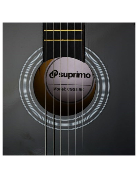 Suprimo cgs3 bk - gitara klasyczna 4/4, czarna