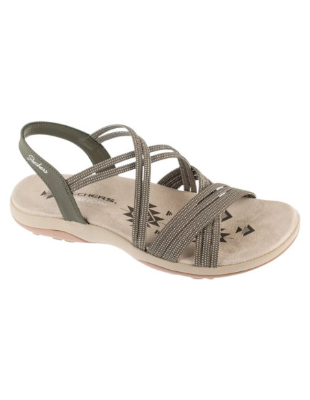 Skechers reggae slim - turn it up 163117-olv zielone 36