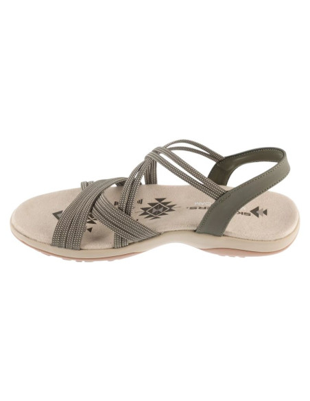 Skechers reggae slim - turn it up 163117-olv zielone 36