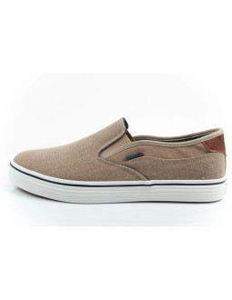Wrangler buty męskie sportowe calypso trampki slip-on brązowe wygodne 2