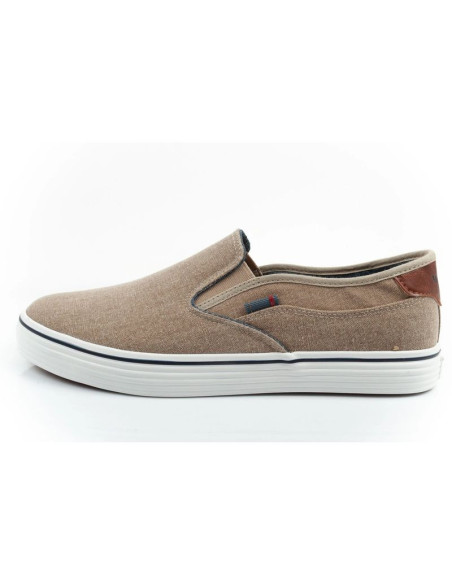 Wrangler buty męskie sportowe calypso trampki slip-on brązowe wygodne