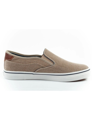 Wrangler buty męskie sportowe calypso trampki slip-on brązowe wygodne