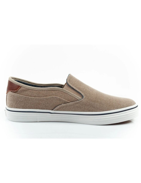 Wrangler buty męskie sportowe calypso trampki slip-on brązowe wygodne