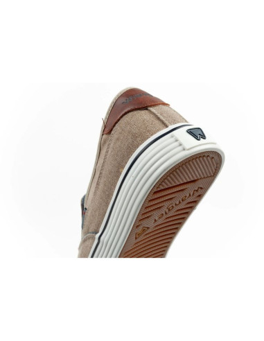 Wrangler buty męskie sportowe calypso trampki slip-on brązowe wygodne