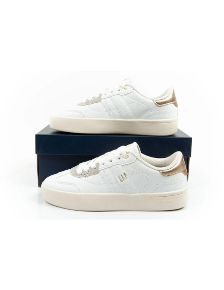 Gap buty damskie sportowe boudler sneakersy modne wygodne białe