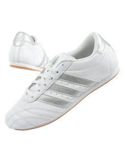 Adidas buty damskie sportowe taekwondo lace białe modne skórzane