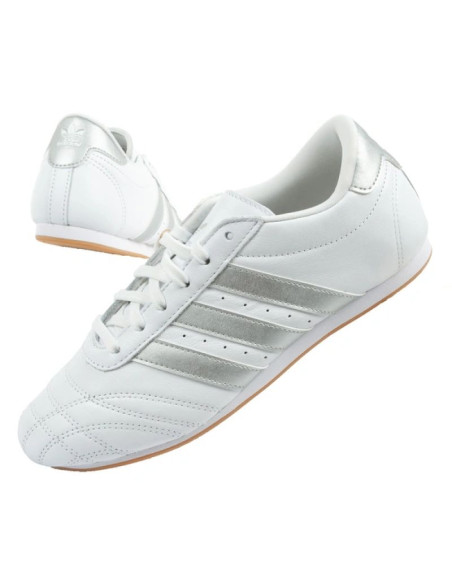 Adidas buty damskie sportowe taekwondo lace białe modne skórzane