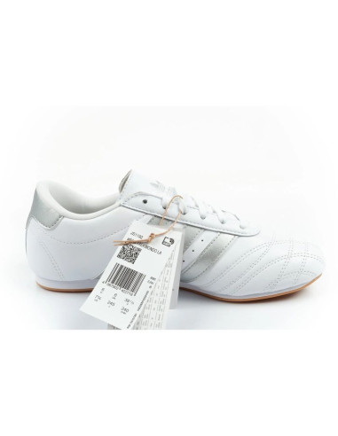 Adidas buty damskie sportowe taekwondo lace białe modne skórzane