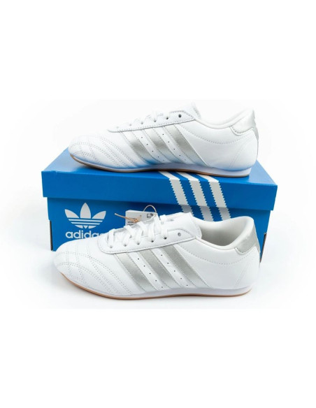 Adidas buty damskie sportowe taekwondo lace białe modne skórzane