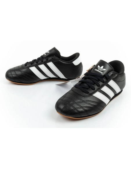 Adidas buty damskie sportowe taekwondo lace czarne modne skórzane
