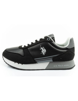 U.s polo assn buty sportowe sneakersy męskie modne wygodne czarne 2