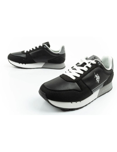 U.s polo assn buty sportowe sneakersy męskie modne wygodne czarne
