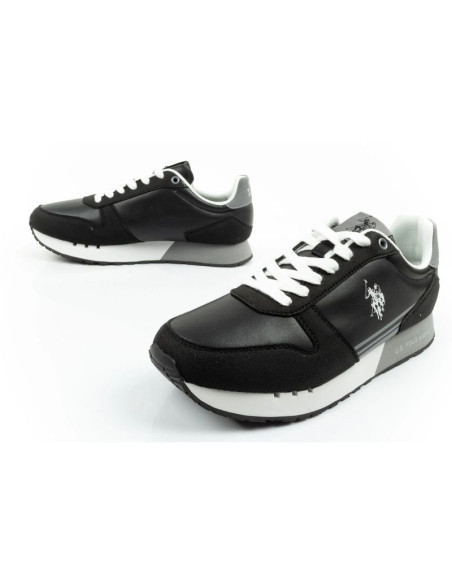 U.s polo assn buty sportowe sneakersy męskie modne wygodne czarne