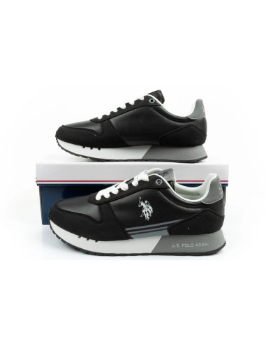 U.s polo assn buty sportowe sneakersy męskie modne wygodne czarne