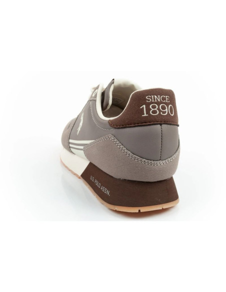 U.s polo assn buty sportowe sneakersy męskie modne wygodne brązowe