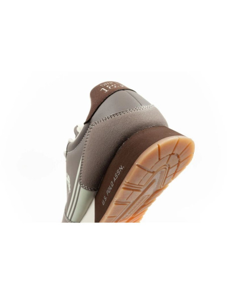 U.s polo assn buty sportowe sneakersy męskie modne wygodne brązowe