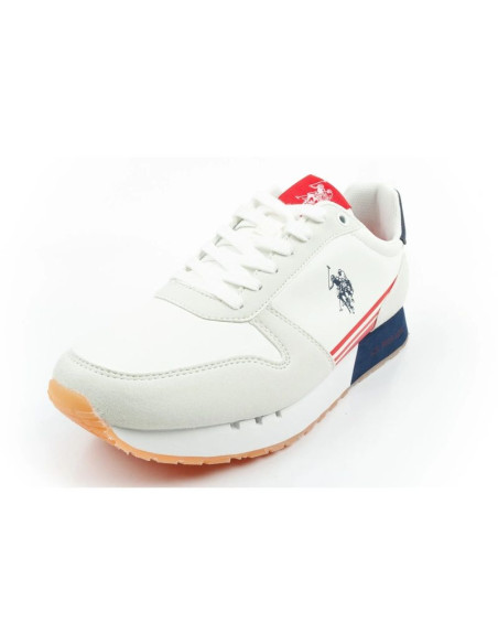 U.s polo assn buty sportowe sneakersy męskie modne wygodne białe