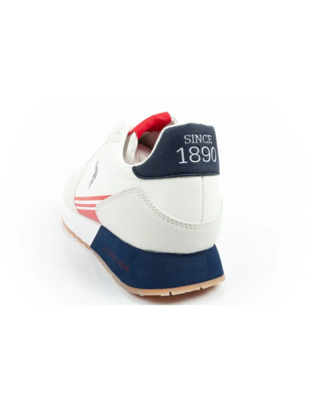 U.s polo assn buty sportowe sneakersy męskie modne wygodne białe