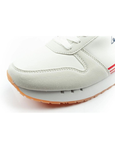 U.s polo assn buty sportowe sneakersy męskie modne wygodne białe